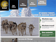 Tablet Screenshot of ofnordicforest.com